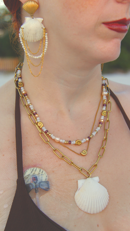 The Amphitrite Necklace Stack