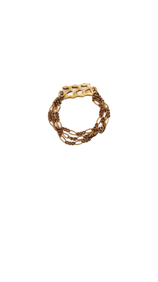 The Angel Number Chain Ring