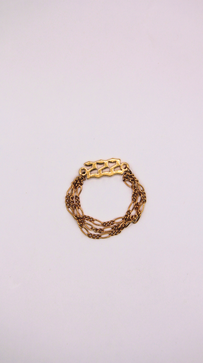 The Angel Number Chain Ring