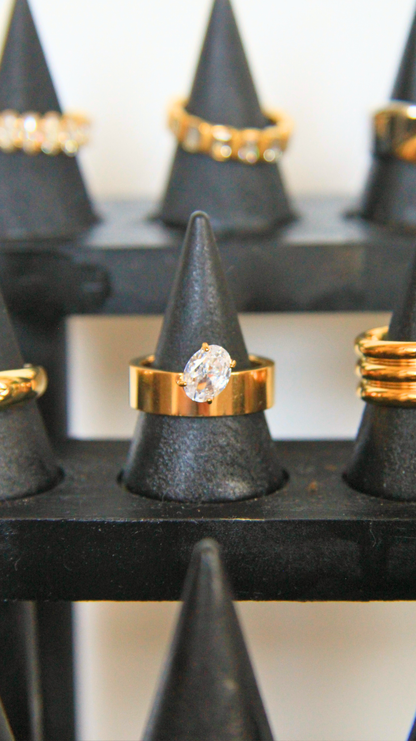 The Asymmetrical Engagement Ring