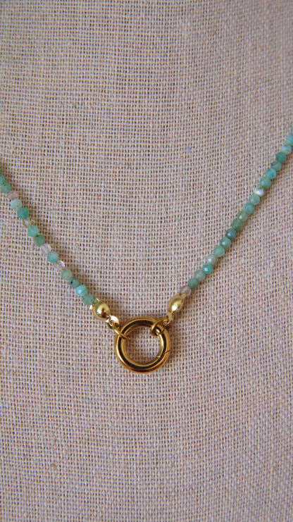 The Chrysoprase Charm Base Necklace