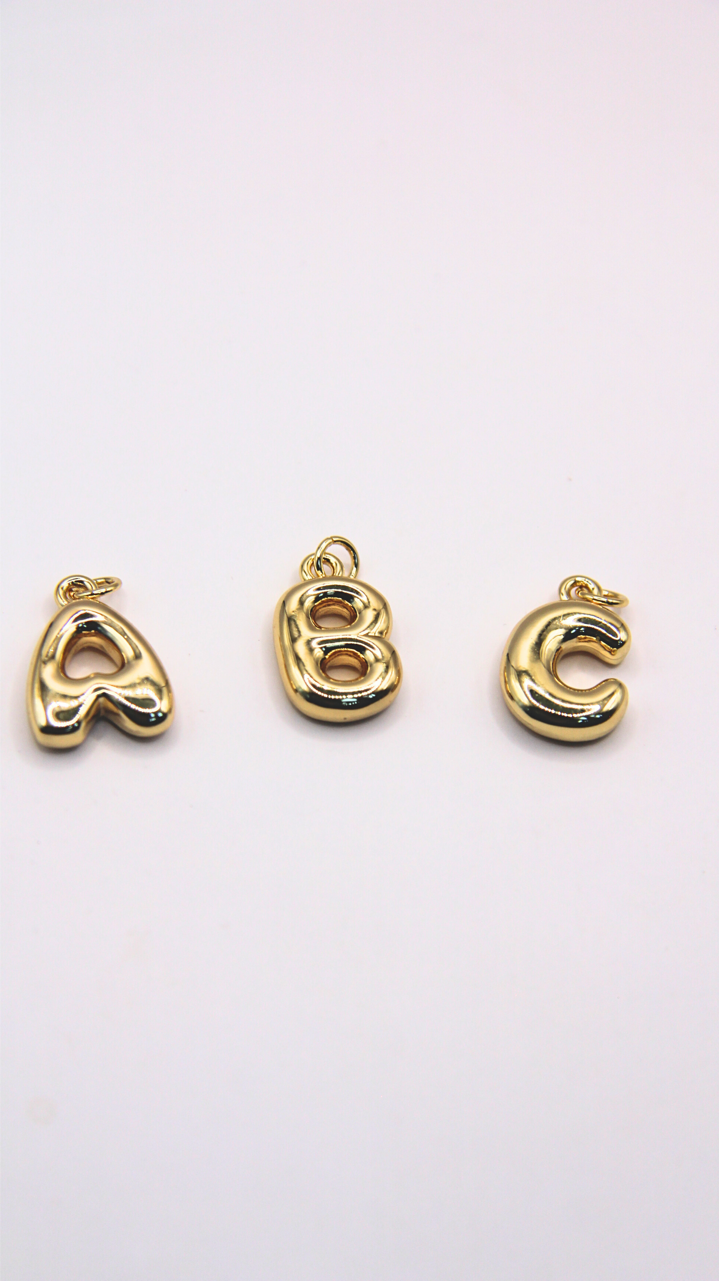 The Bubble Letters Charm