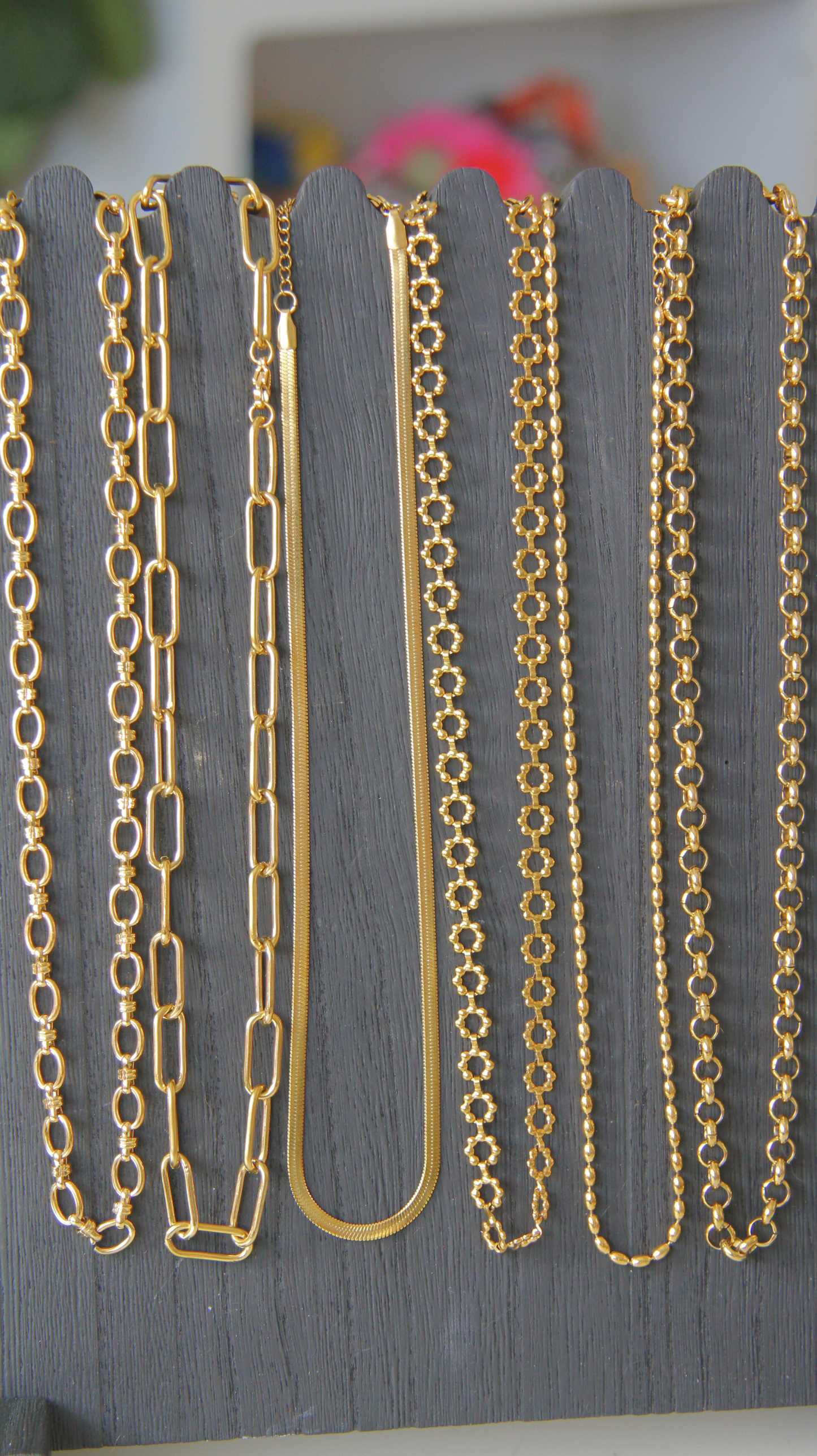 The Flattened Snake Chain Necklace