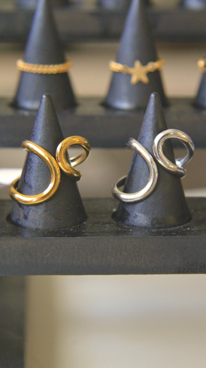 The Crossed Back Ring