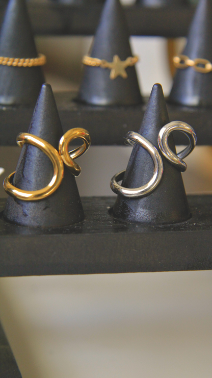 The Crossed Back Ring