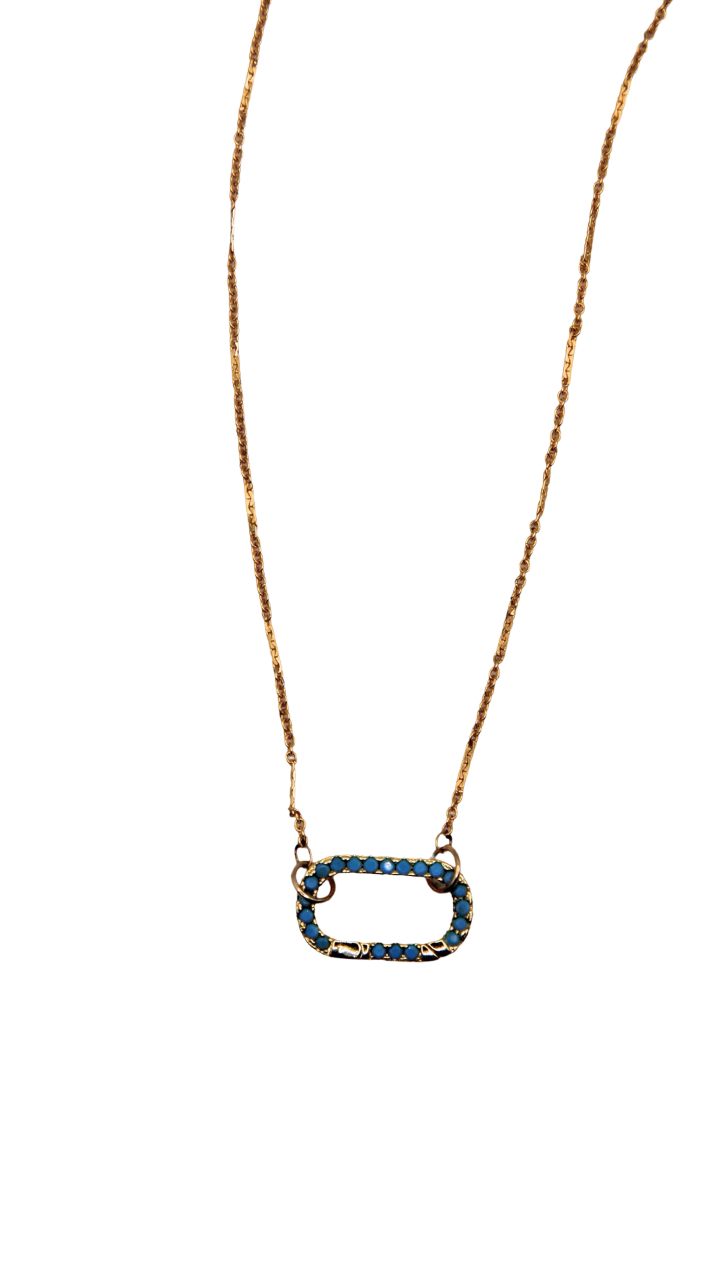 The Danie Clasp Charm Base Necklace