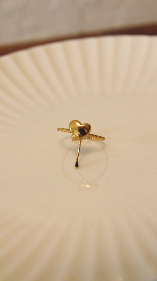 The Dripping Heart Ring