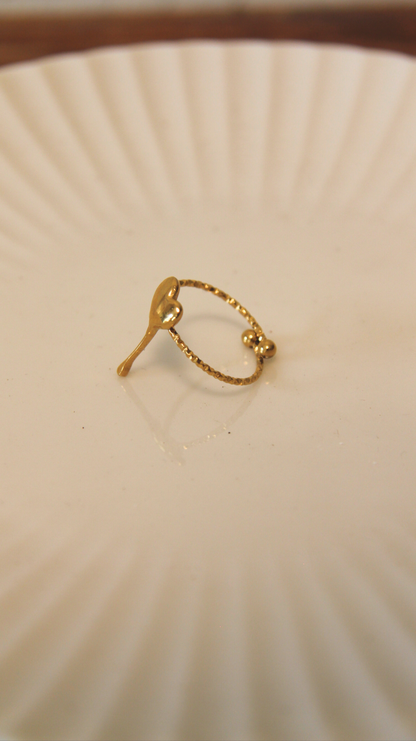 The Dripping Heart Ring