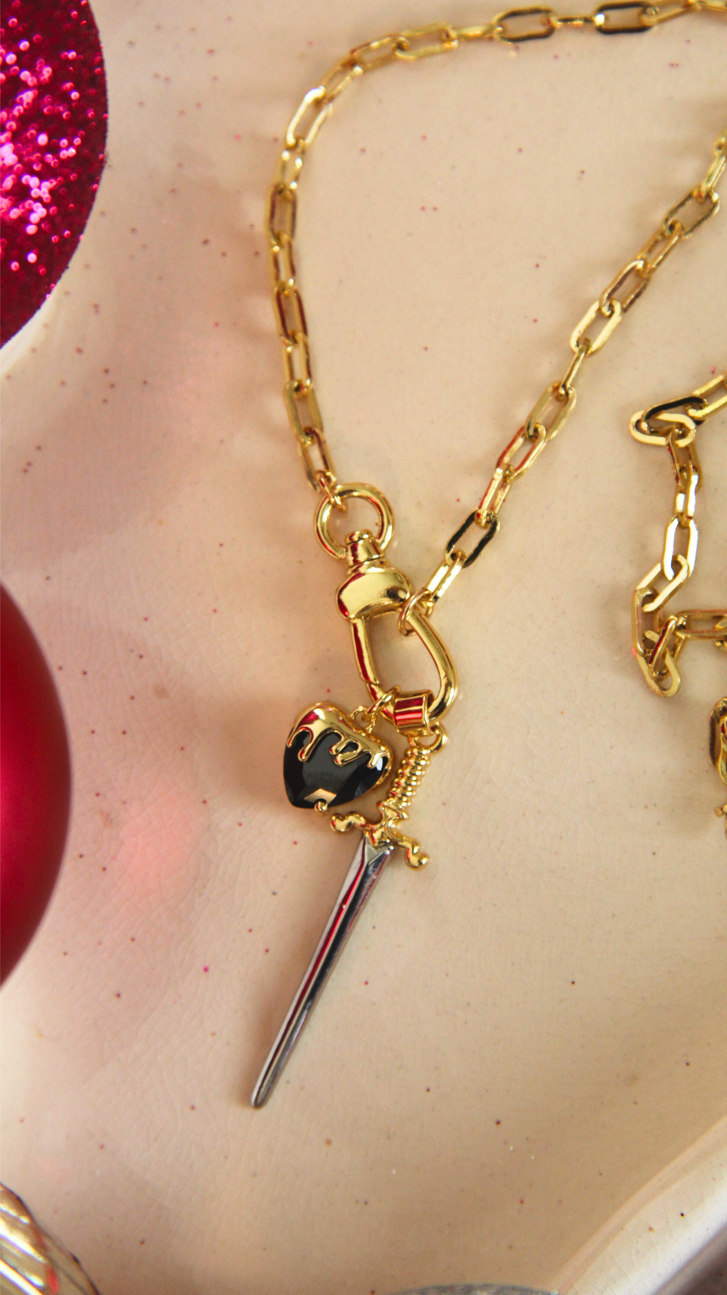 The Emily Toggle Charm Base Necklace