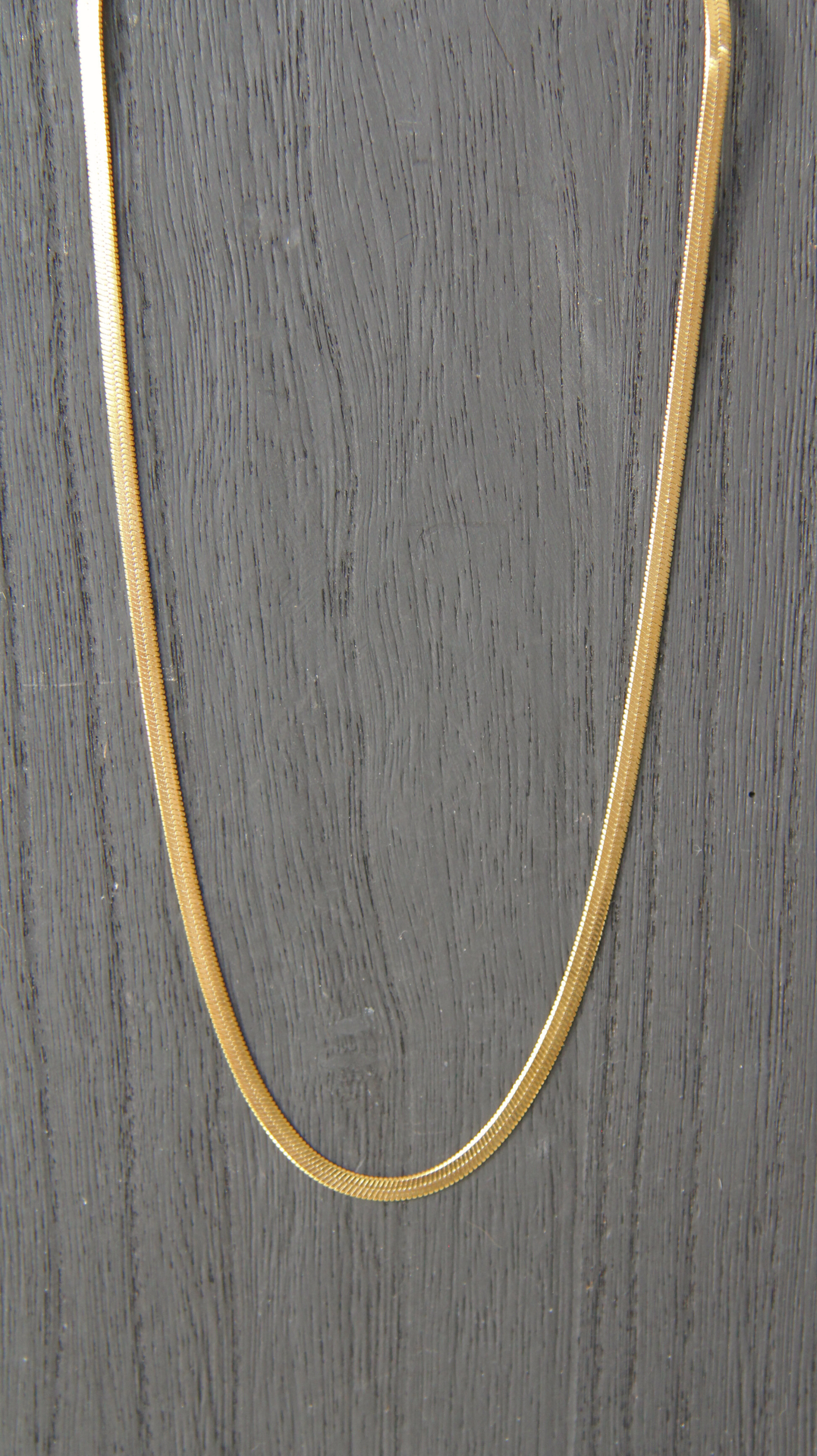 The Flattened Snake Chain Necklace