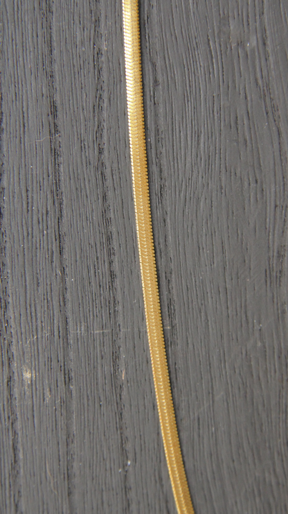 The Flattened Snake Chain Necklace