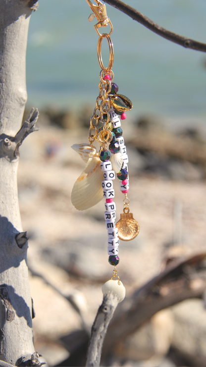 The Feel Sh!tty Look Pretty Keychain/Purse Charm