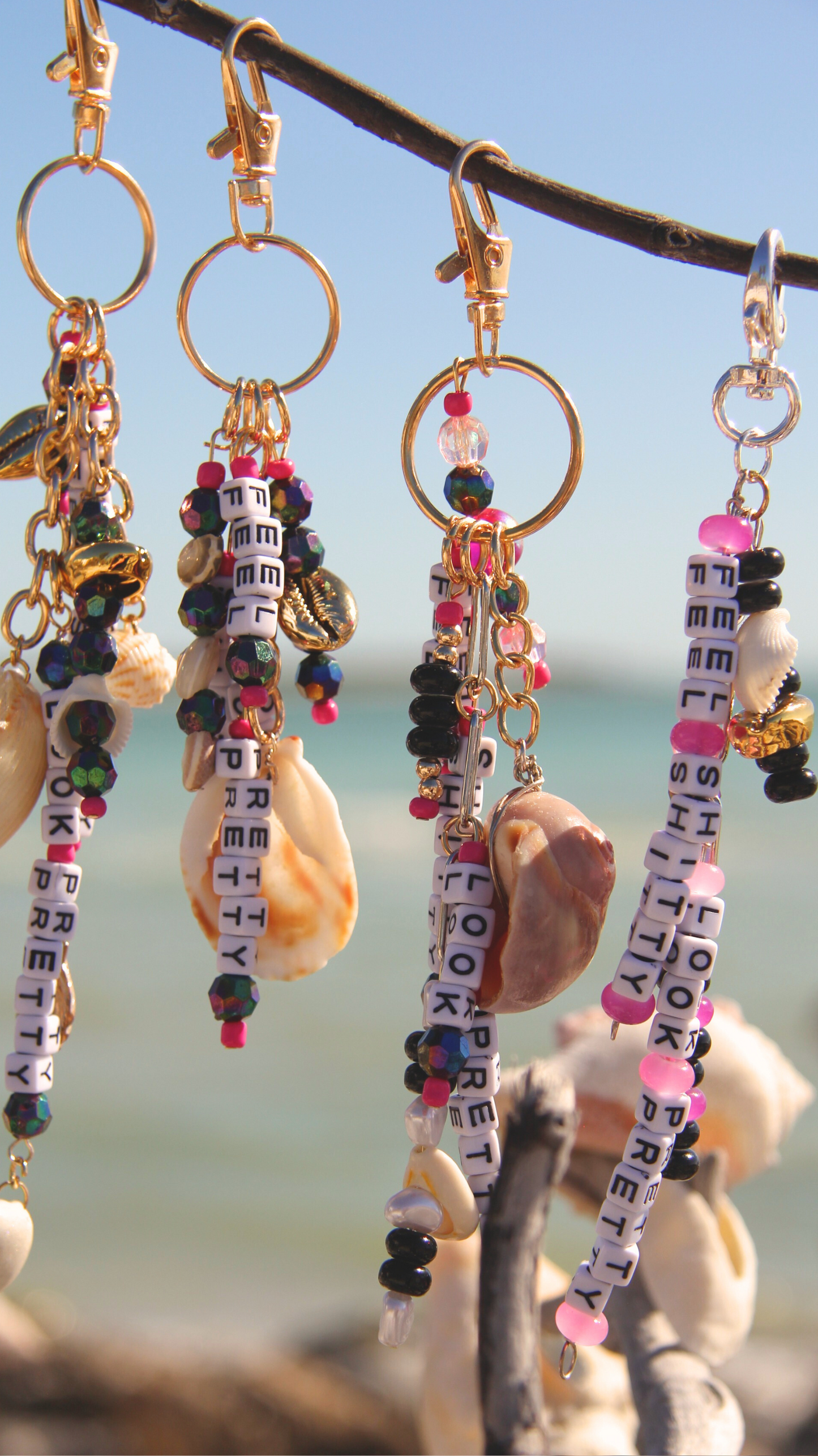 The Feel Sh!tty Look Pretty Keychain/Purse Charm
