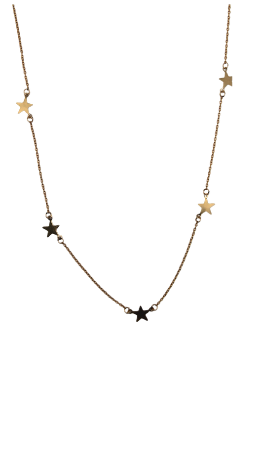 The Gold Star Station Necklace