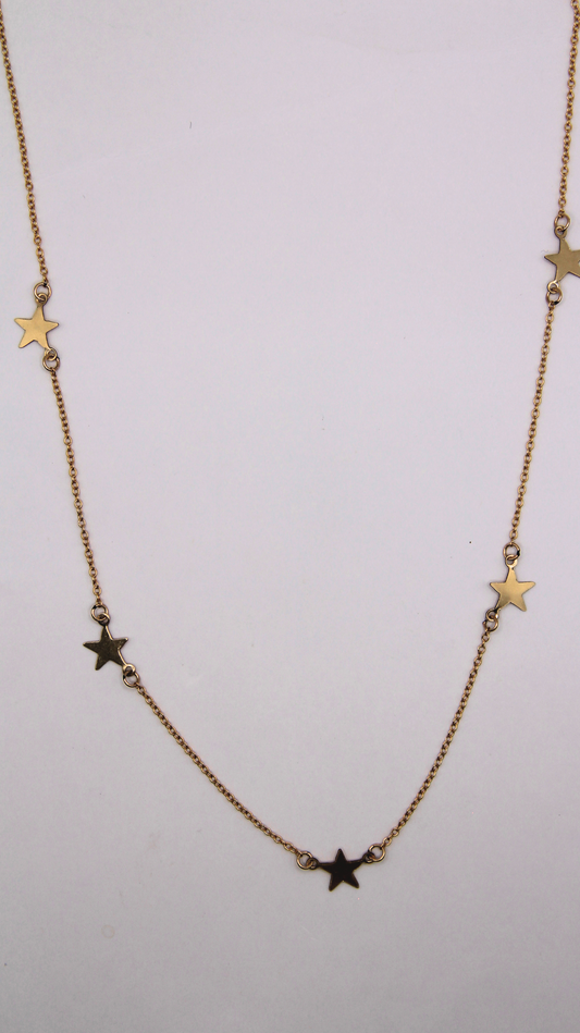 The Gold Star Station Necklace
