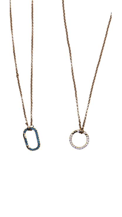 The Heather Clasp Charm Base Necklace