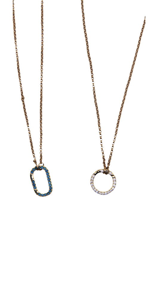 The Heather Clasp Charm Base Necklace