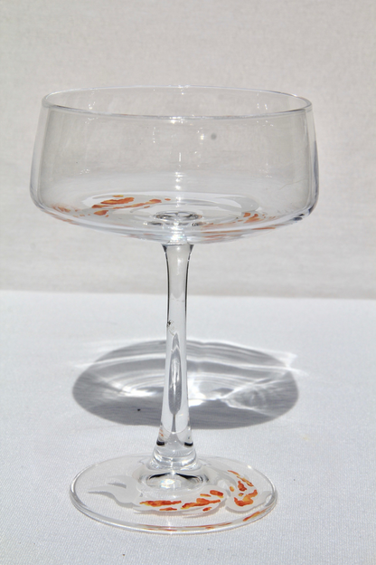 Koi Fish Martini Glass