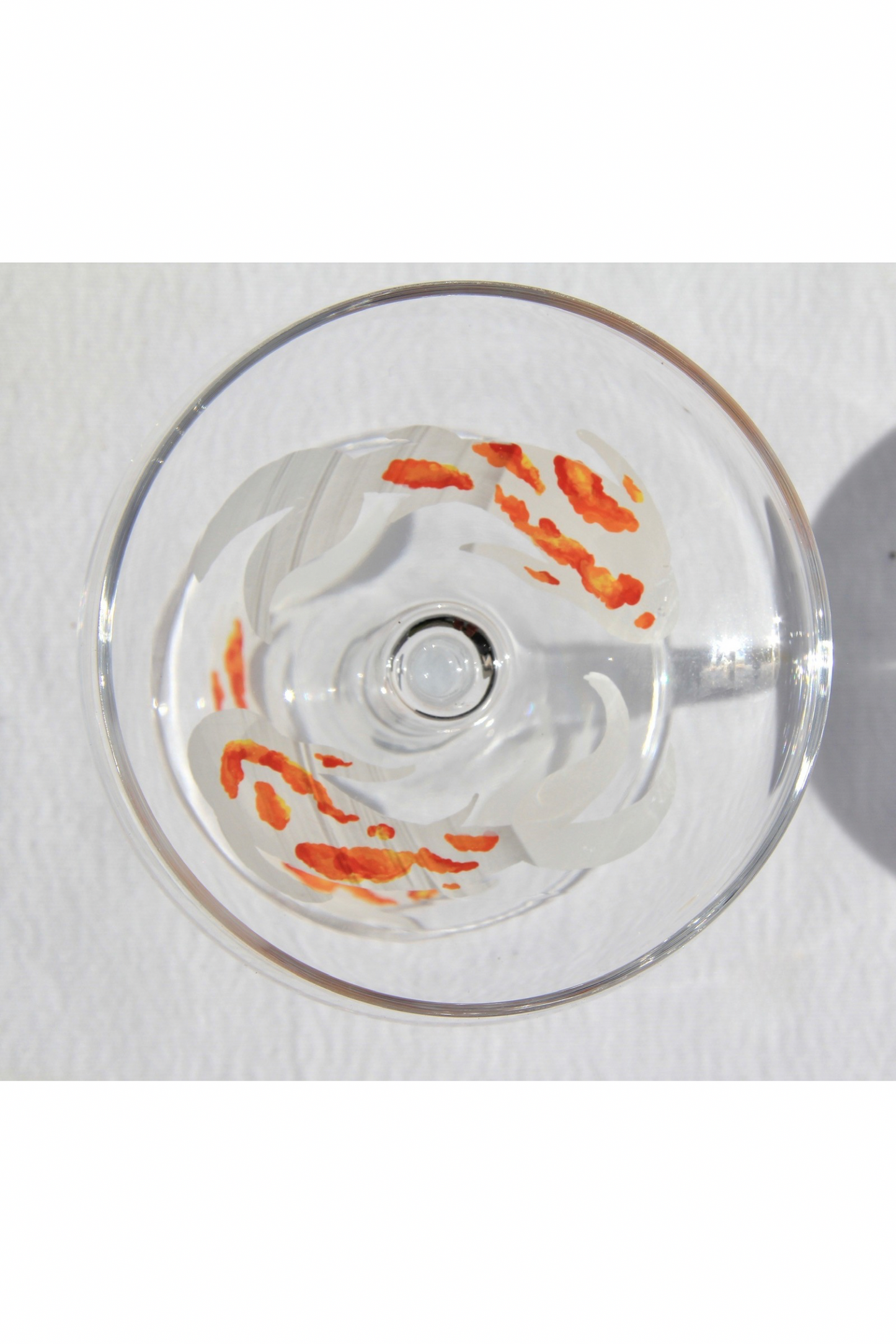 Koi Fish Martini Glass