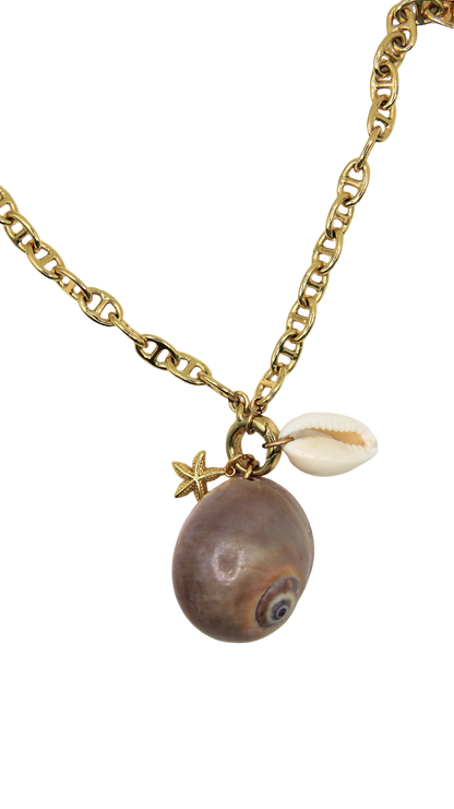 The Large Mary Clasp Charm Base Necklace