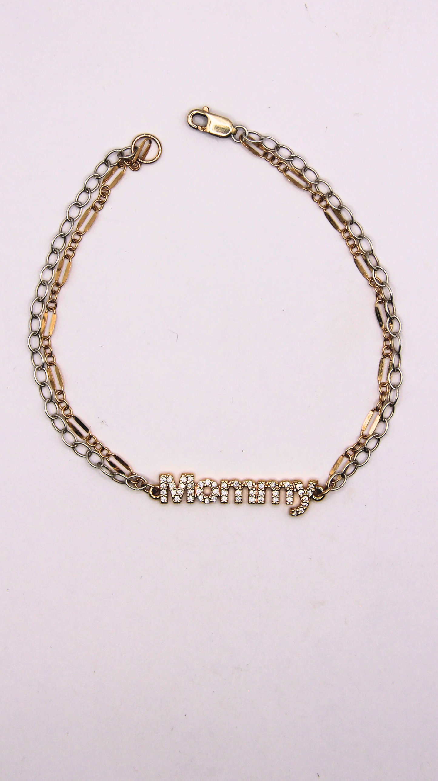 The Silver and Gold Mommy Bracelet