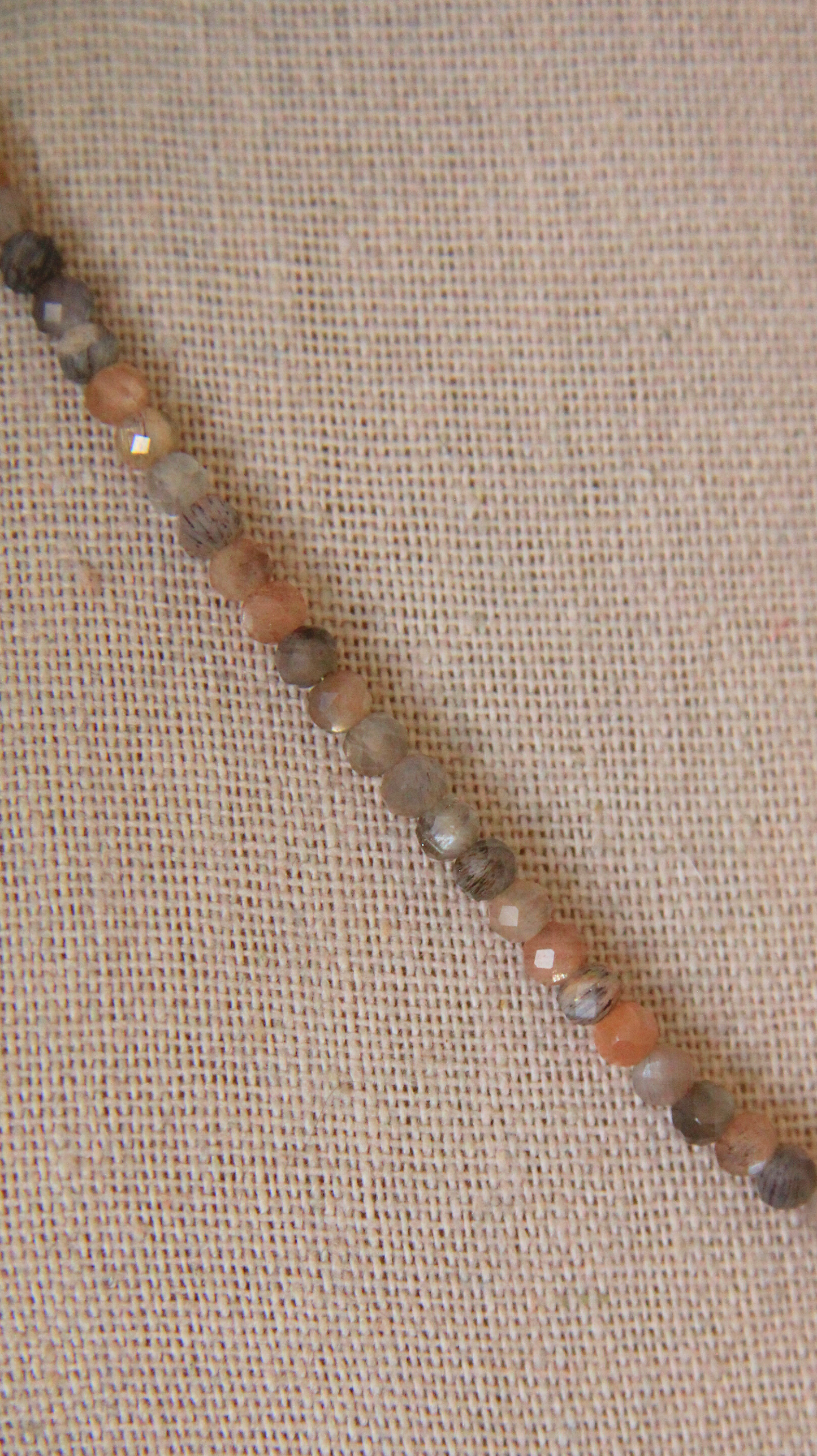 The Moonstone and Labradorite Candy Gemstone Necklace