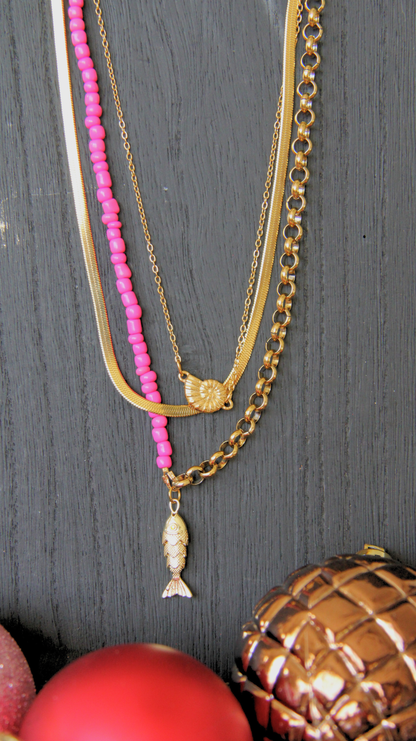 The Flattened Snake Chain Necklace