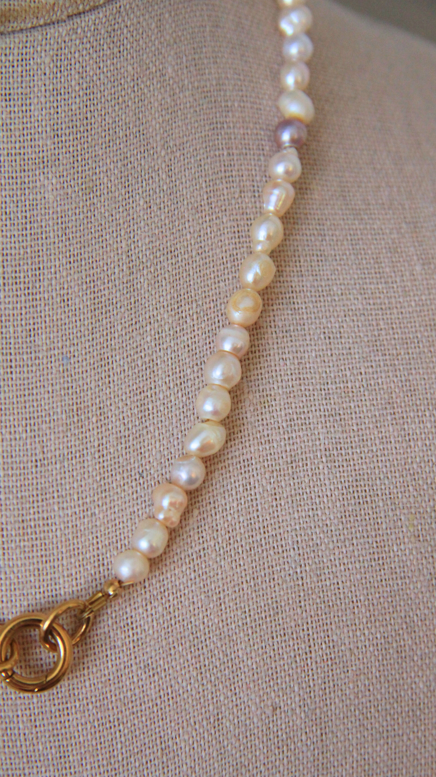 The Pearl Charm Base Necklace
