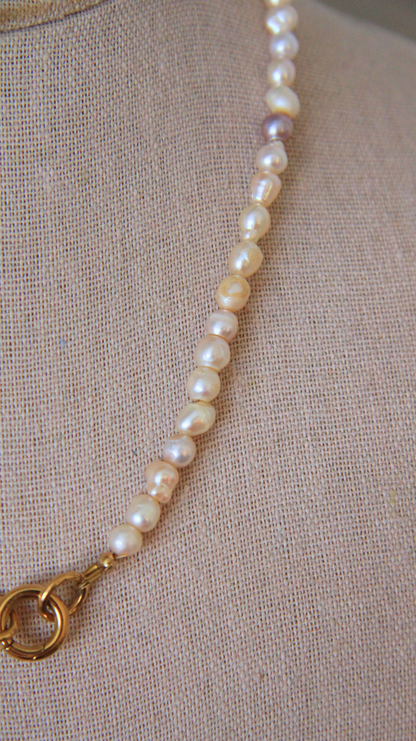 The Pearl Charm Base Necklace
