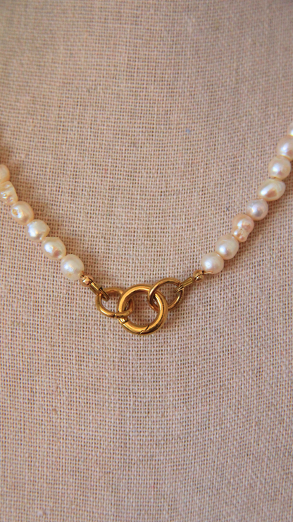 The Pearl Charm Base Necklace