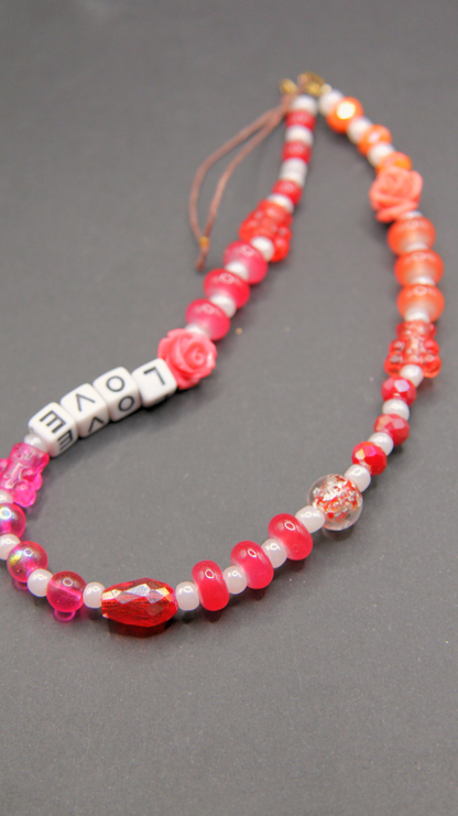 The Pink Love Phone Chain