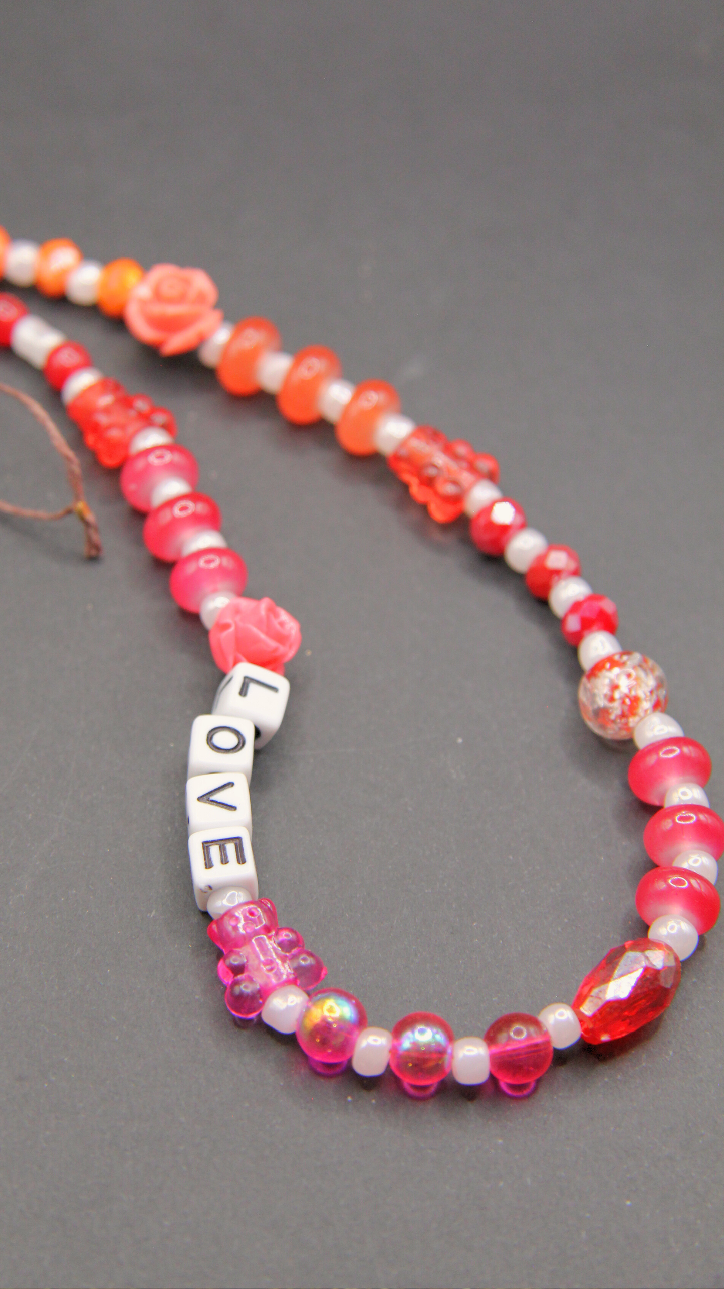 The Pink Love Phone Chain