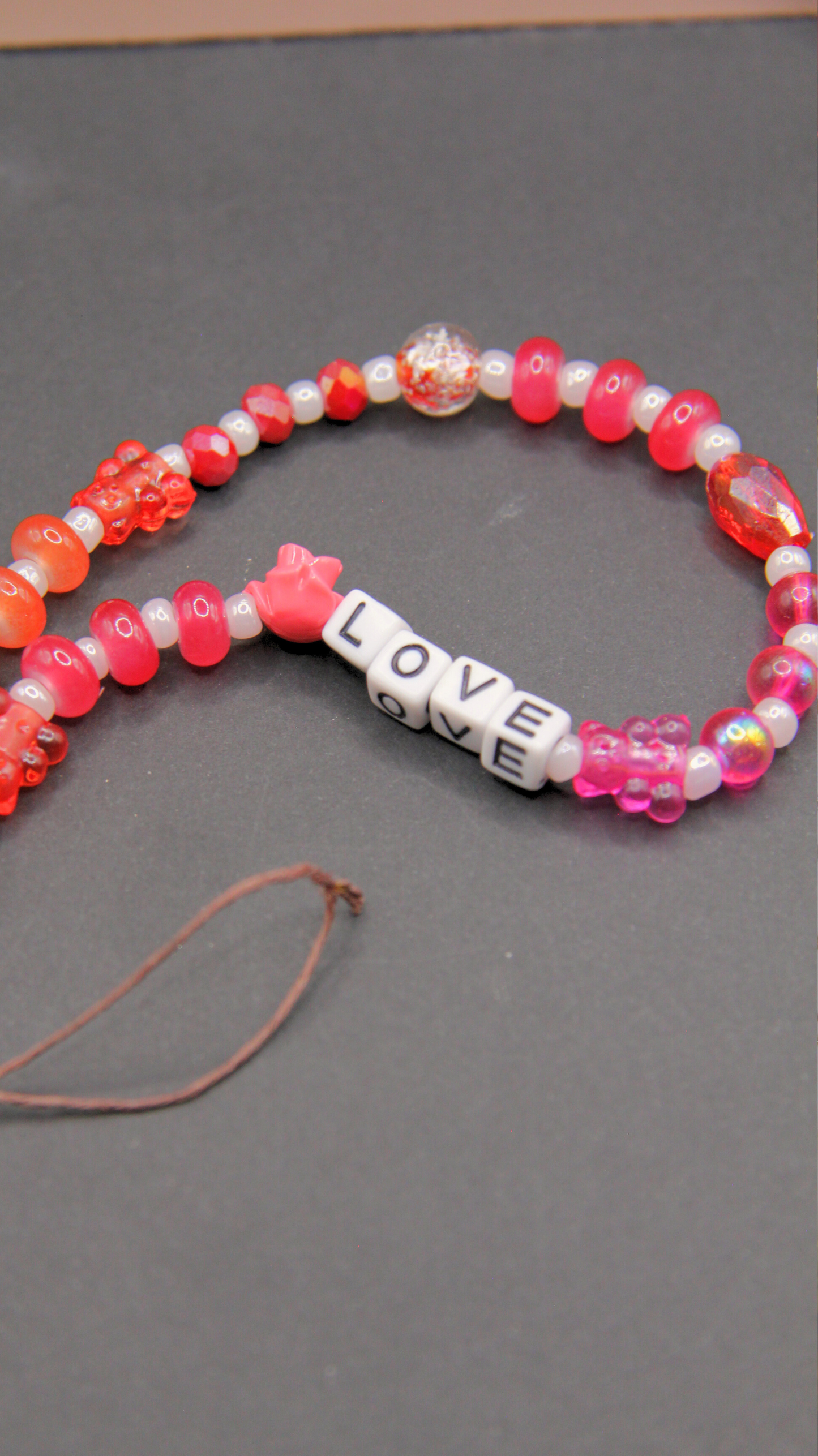 The Pink Love Phone Chain
