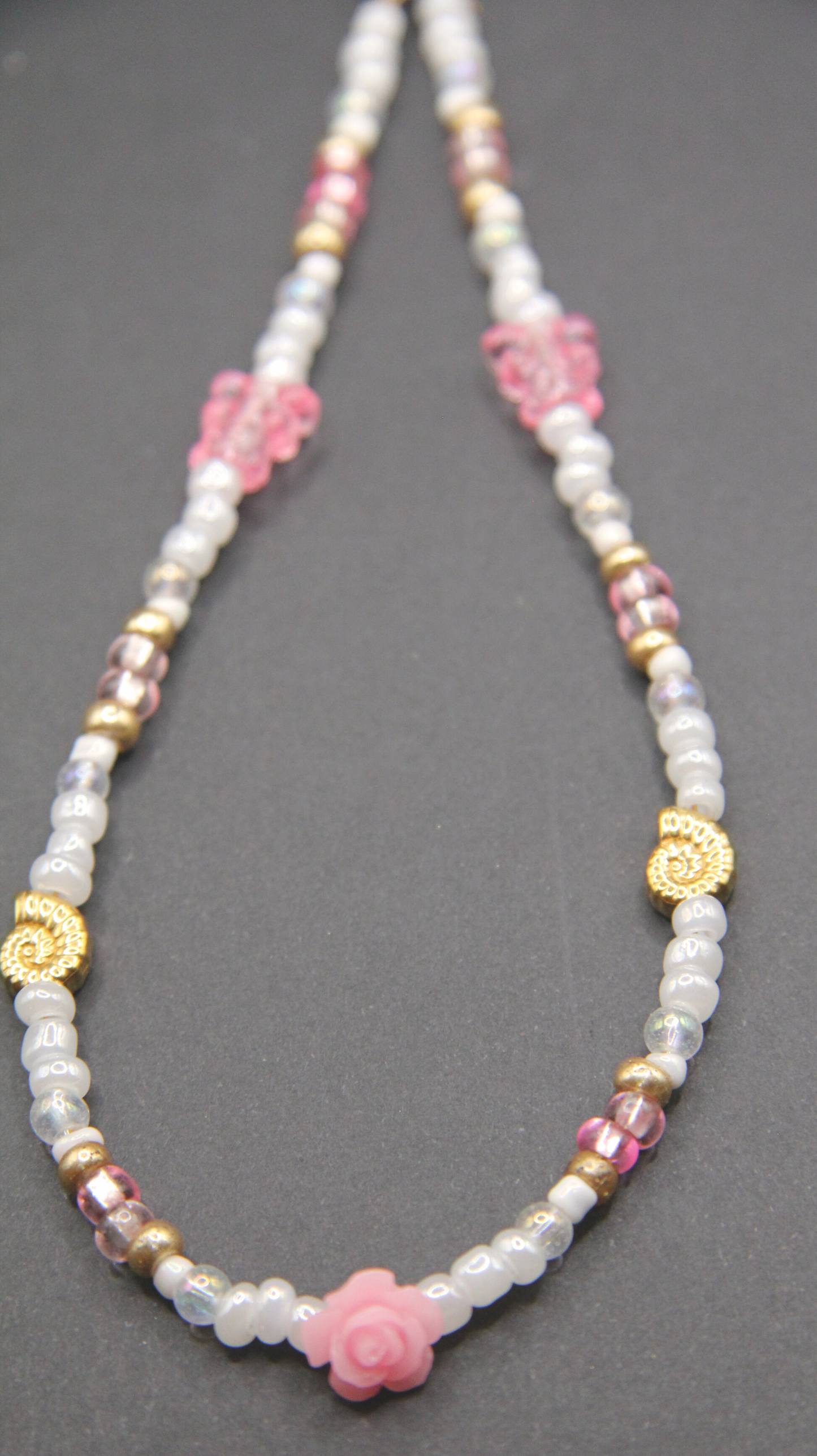 The Pink Rose Phone Chain