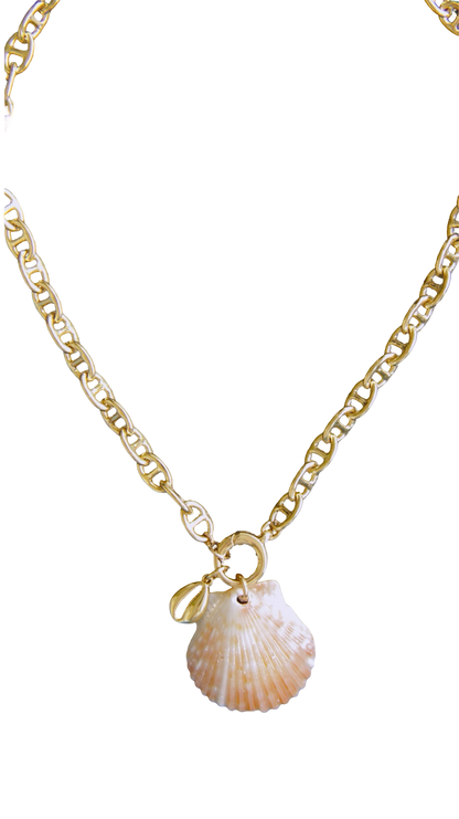Orange Customizable Mary Necklace
