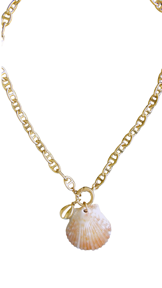Orange Customizable Mary Necklace