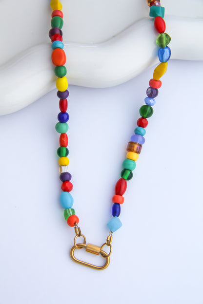 The Rainbow Charm Base Necklace