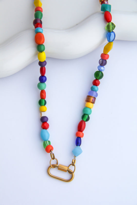 The Rainbow Charm Base Necklace