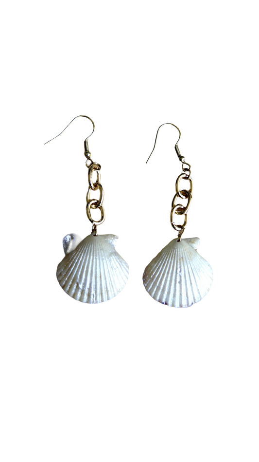 The Seashell Chain Link Earrings