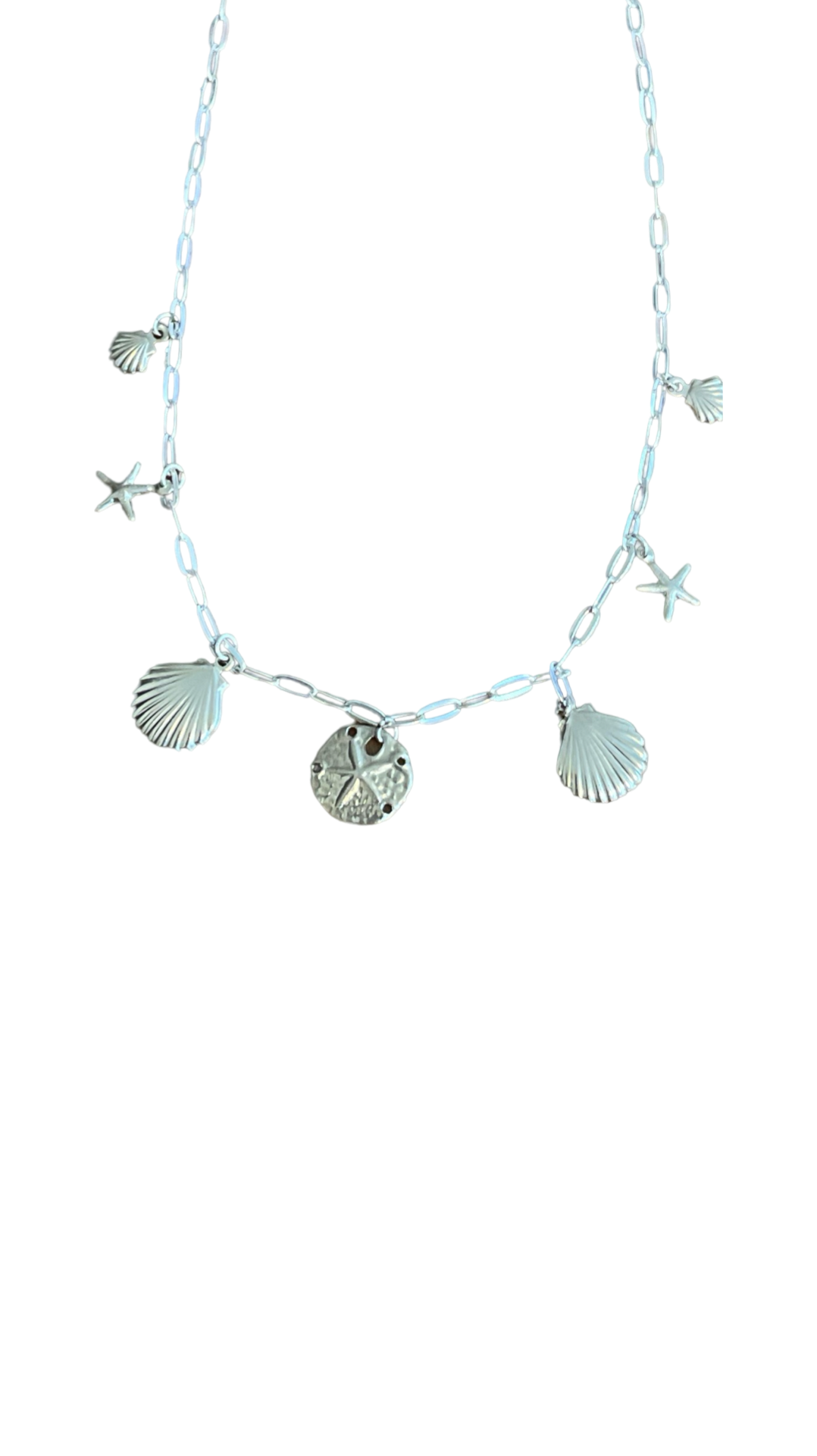 The Silver Summer Charm Necklace