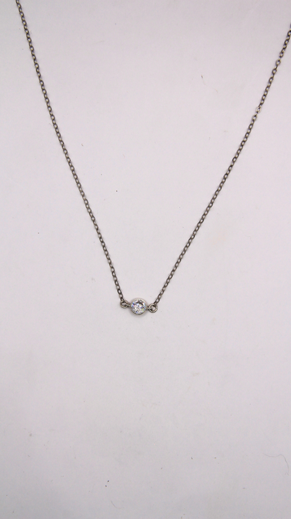 The Silver MB Necklace