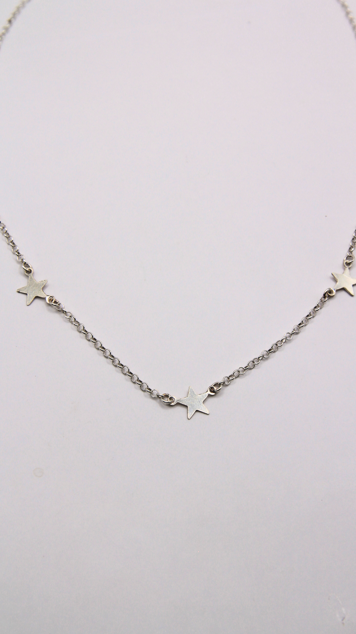 The Silver Star Station Necklace