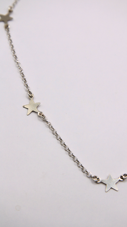 The Silver Star Station Necklace