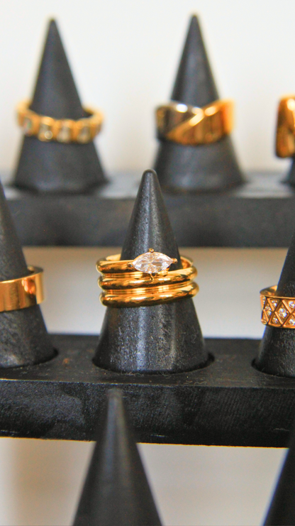 The Sparkle Swirl Ring