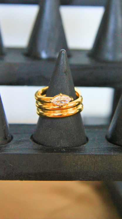 The Sparkle Swirl Ring