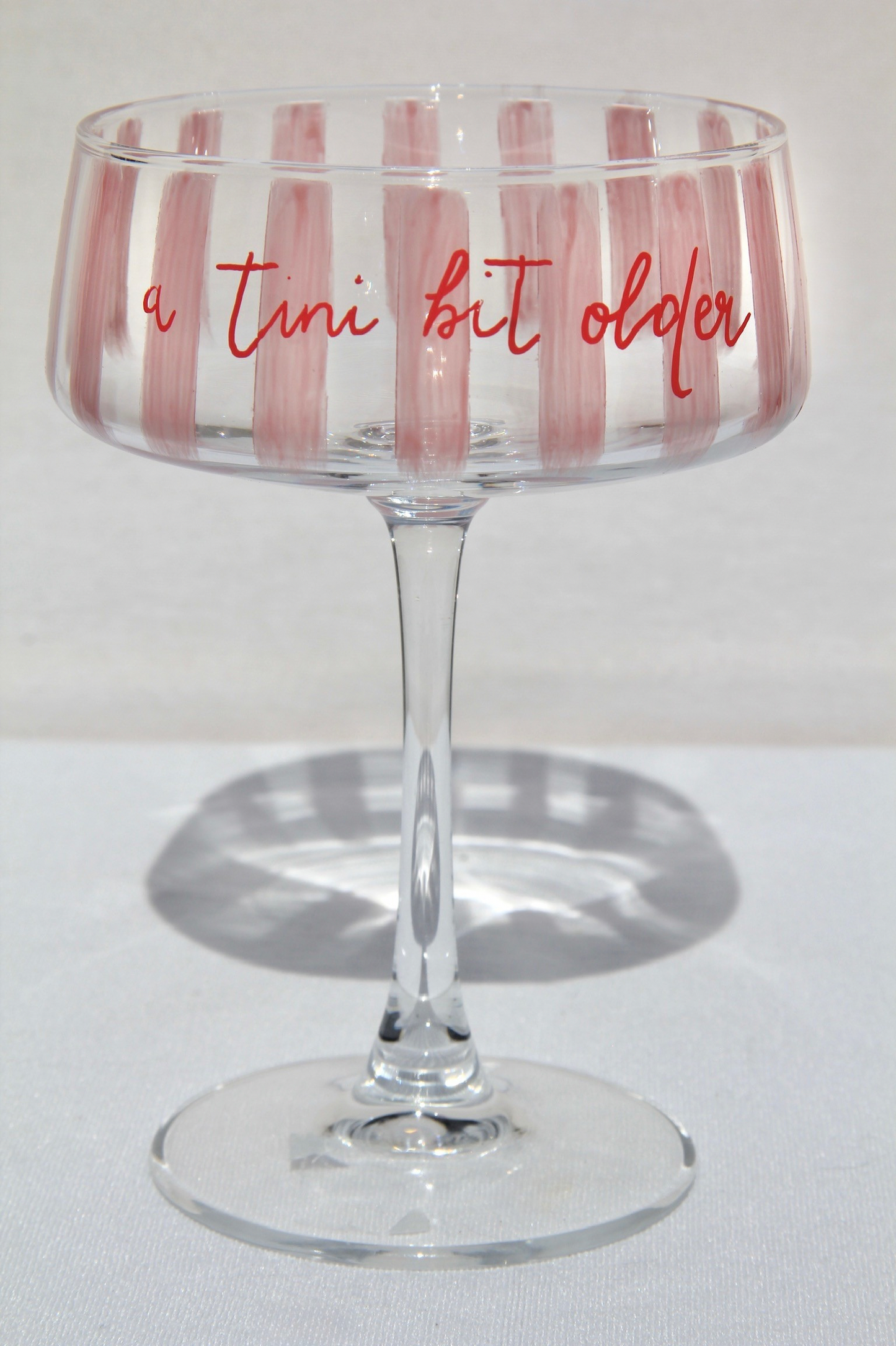 A Tini Bit Older Martini Glass