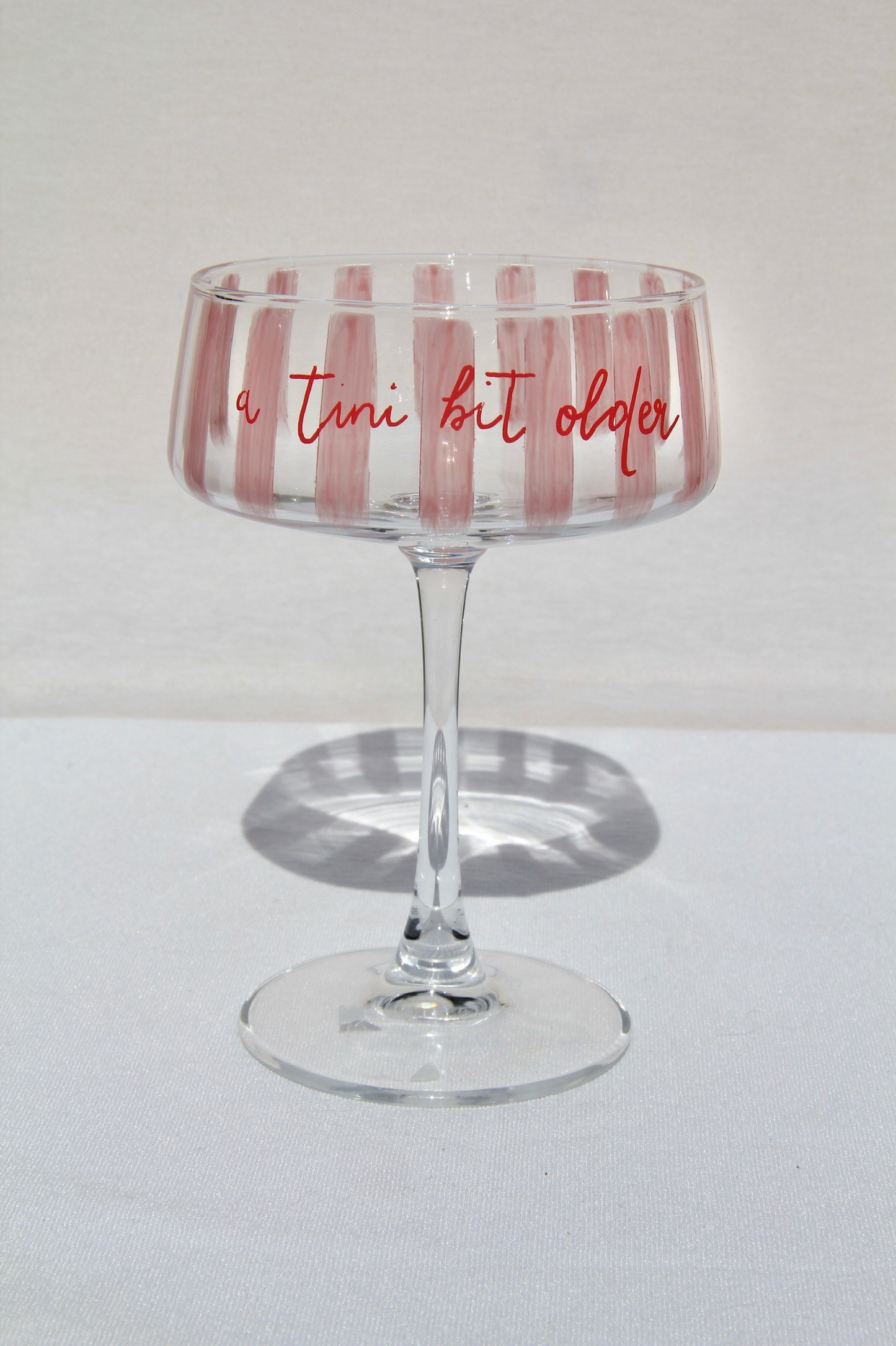 A Tini Bit Older Martini Glass