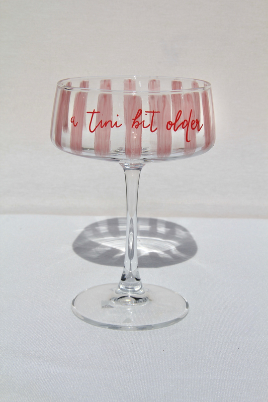 A Tini Bit Older Martini Glass