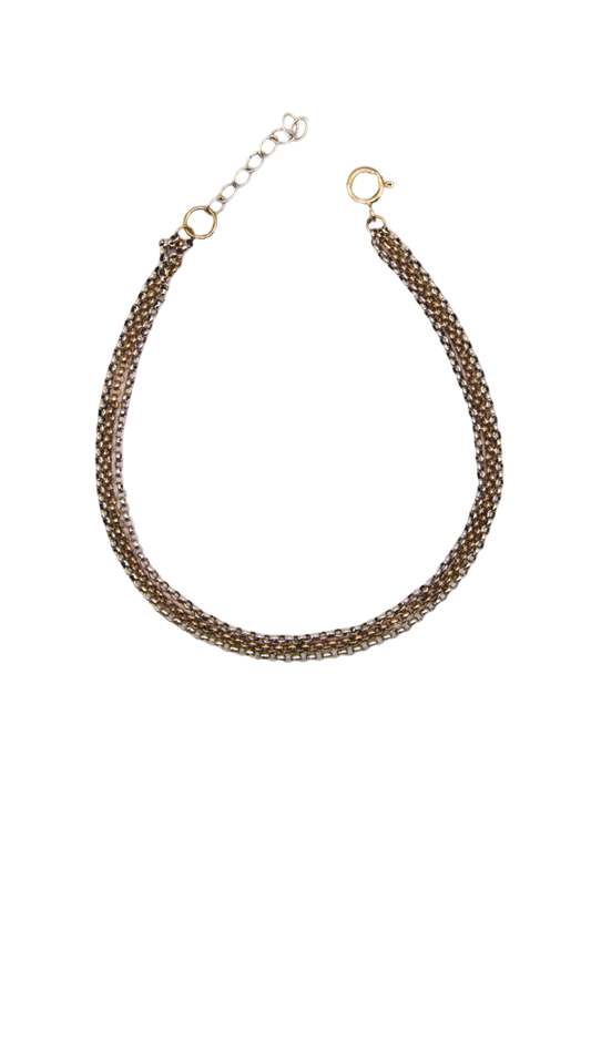 The Triple Heather Chain Bracelet