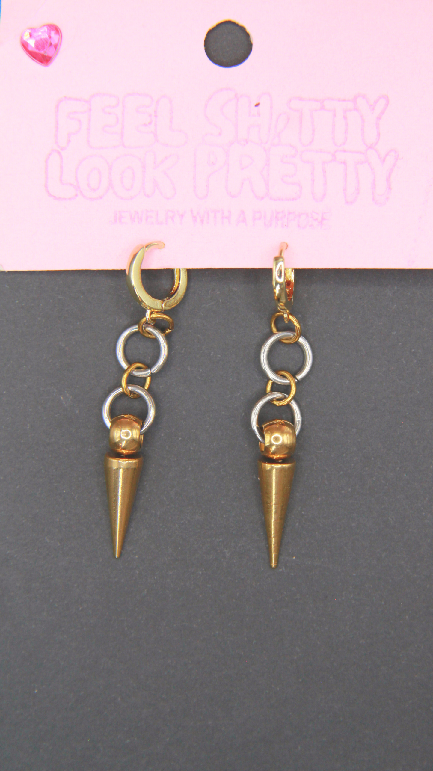 The Two-Toned Spike Huggies